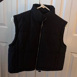 Thread & Supply Black Zip-Up Vest - BRAND NEW!!